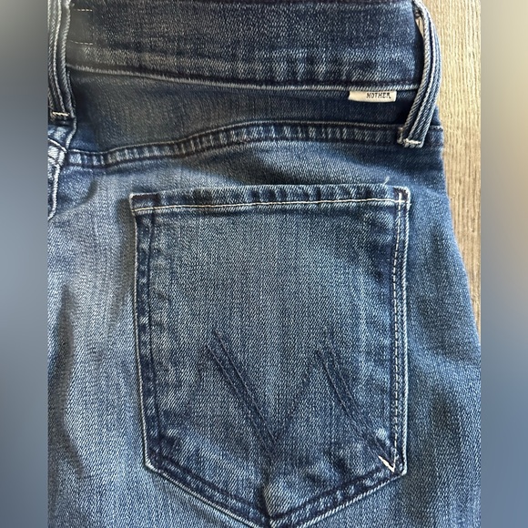 MOTHER Deep Blue Straight Jeans - Picture 5 of 8